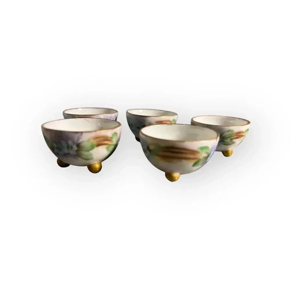 Antique Rosenthal Porcelain Trinket Box & Bowl Set Floral Design - Picture 3 of 3